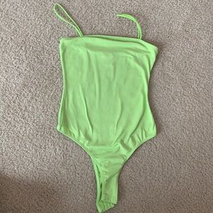 Green body suit